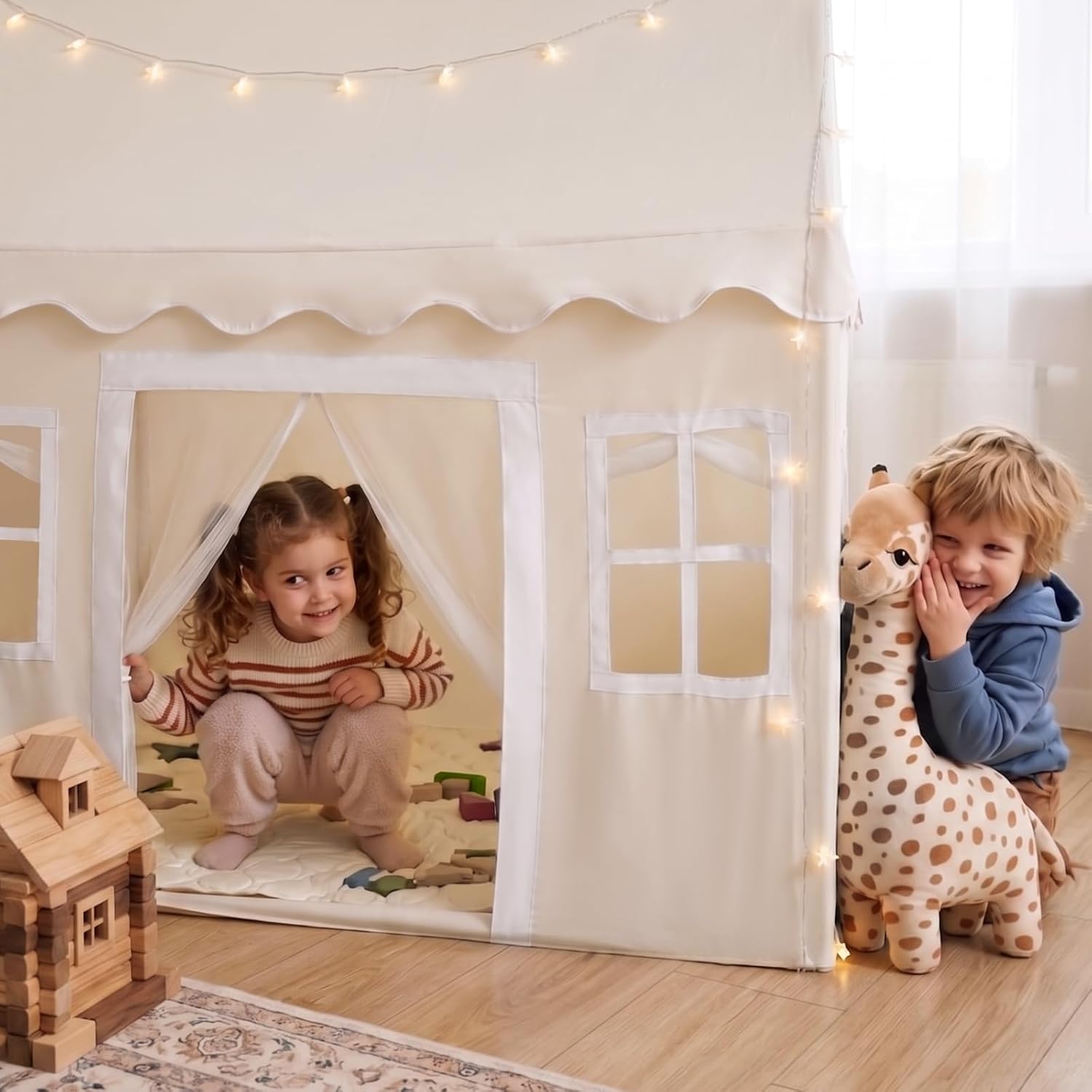 Detalle 2 de Tiny Land Play Tent 52in Kids Playhouse
