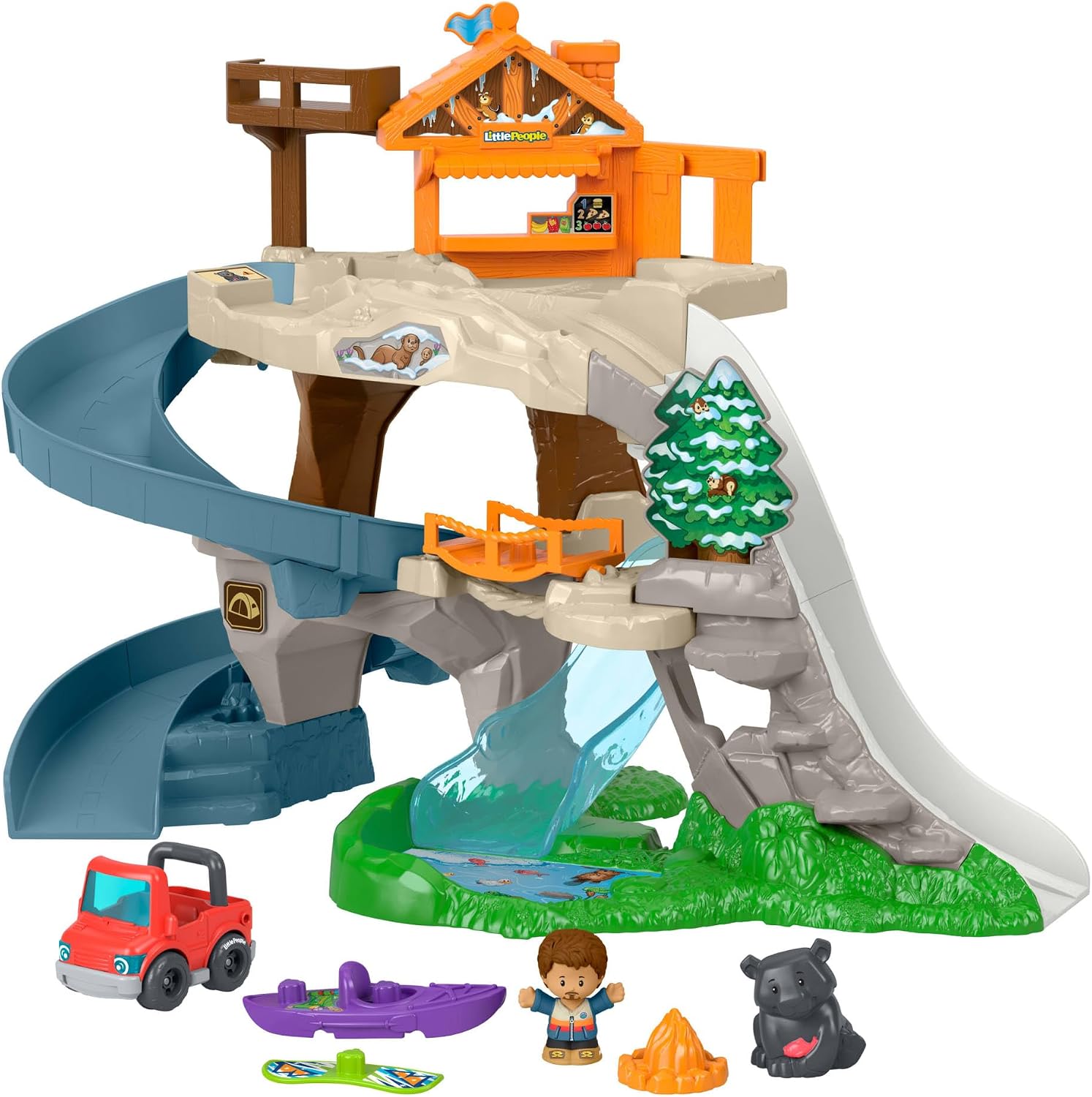 Thumbnail 5 de Fisher-Price Little People Ultimate Mountain JJY77 peuterspeelset