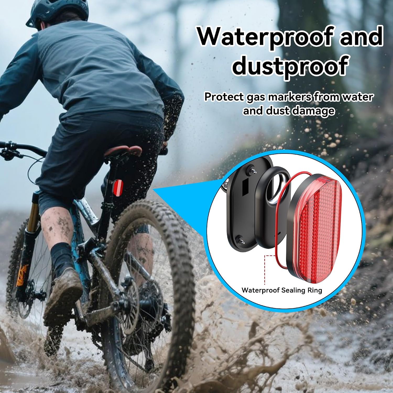 Thumbnail 5 de DDJ DDJ-QT-SX/AT-WD-002 fietshouder voor AirTag, Moto Tag en SmartTag 2