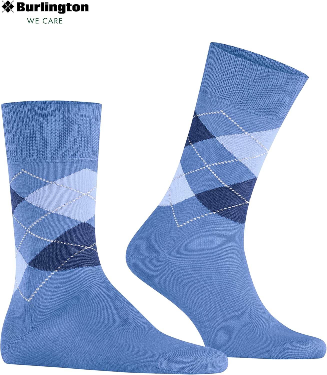 Thumbnail 3 de Burlington homme Manchester – Chaussettes respirantes en coton biologique, motif fantaisie