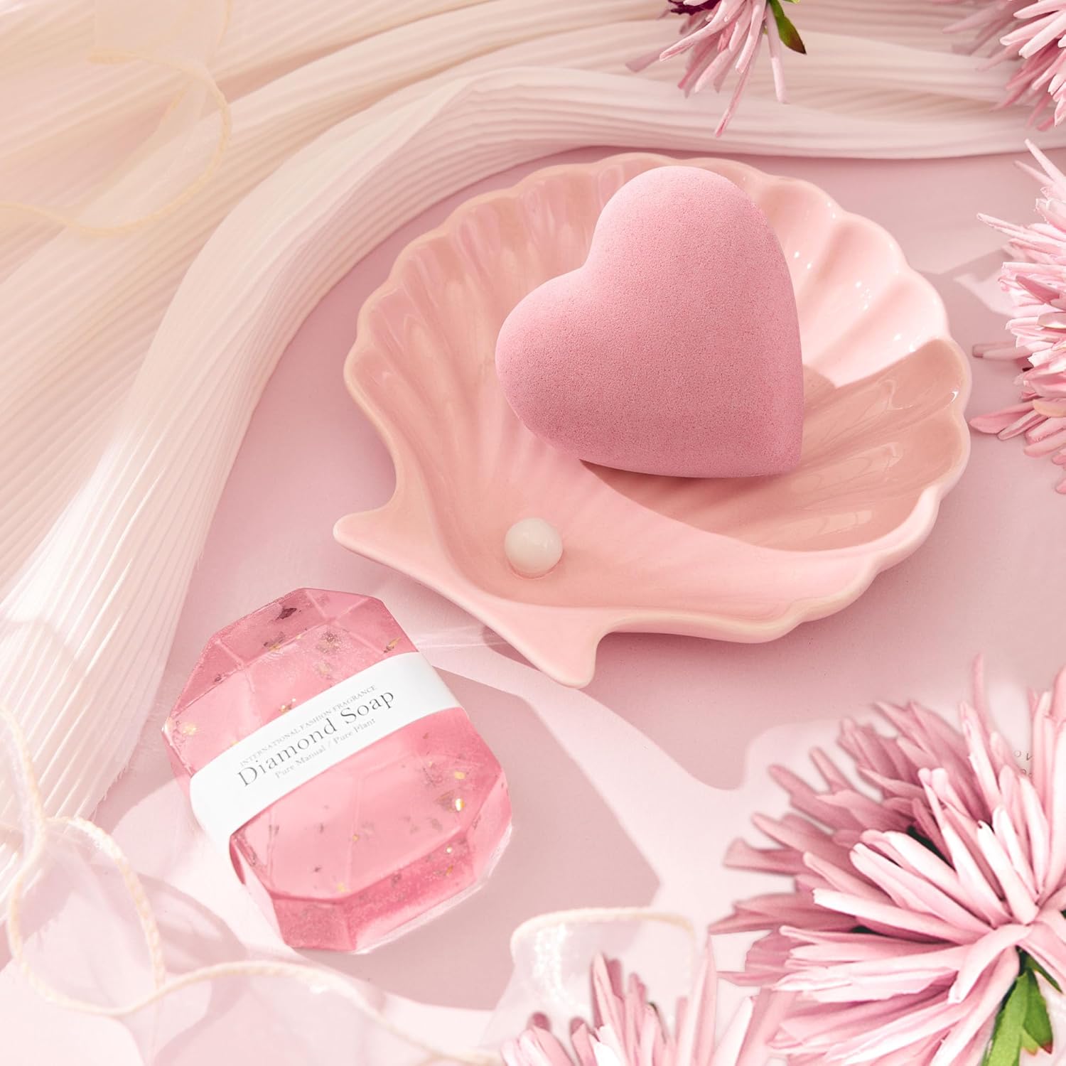Thumbnail 5 de LE CADEAU Luxury Spa Gift Basket for Women: Rose Spa Get Well Soon Self-Care Gift