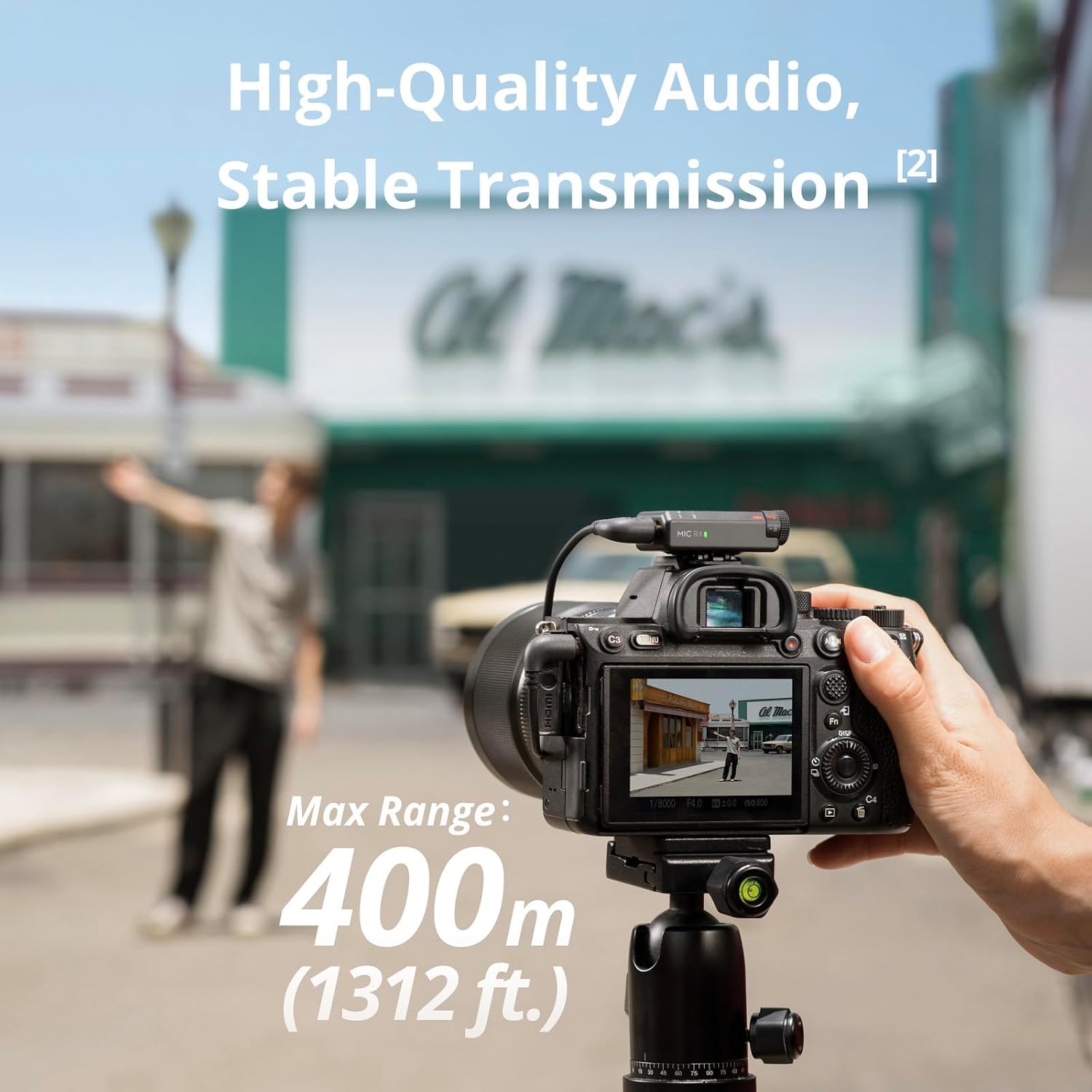 Detalle de DJI Mic Mini (1 TX + 1 RX): Ultralight, Detail-Rich Wireless Lavalier