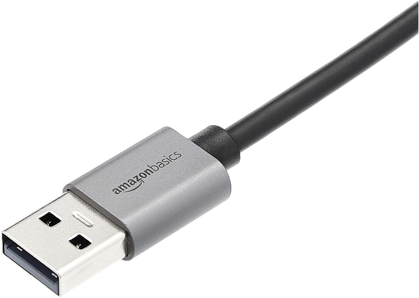 Detalle de Amazon Basics Aluminum Gigabit USB 3.0 to Ethernet Adapter