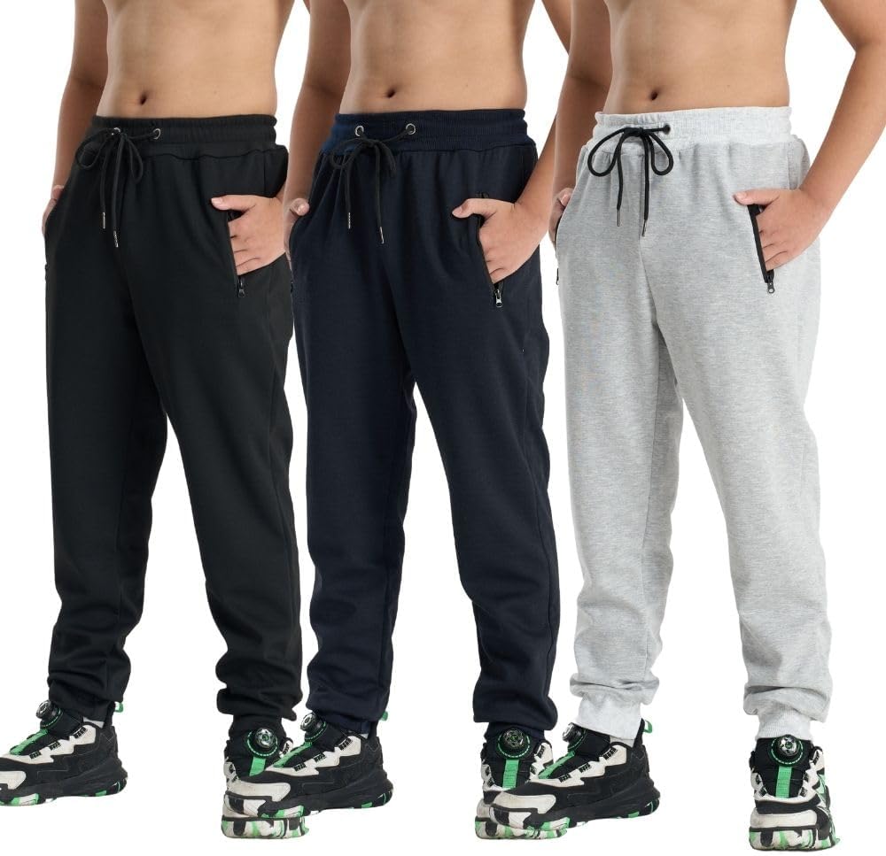 Thumbnail 5 de 3er-Pack Jungen-Loungehose & Jogginghose (Loose Fit) mit Stretch – bequem für Herbst und Winter
