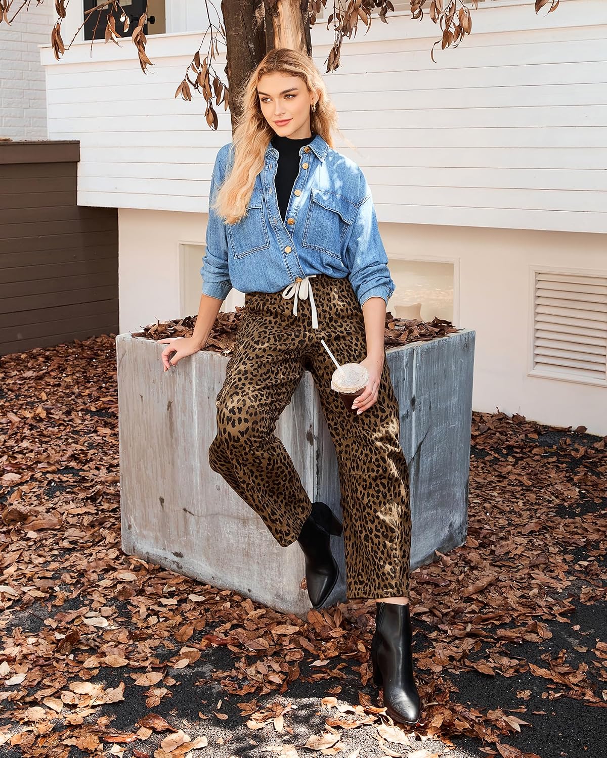 Thumbnail 6 de GRAPENT Barrel Jeans High Waisted 27" Inseam