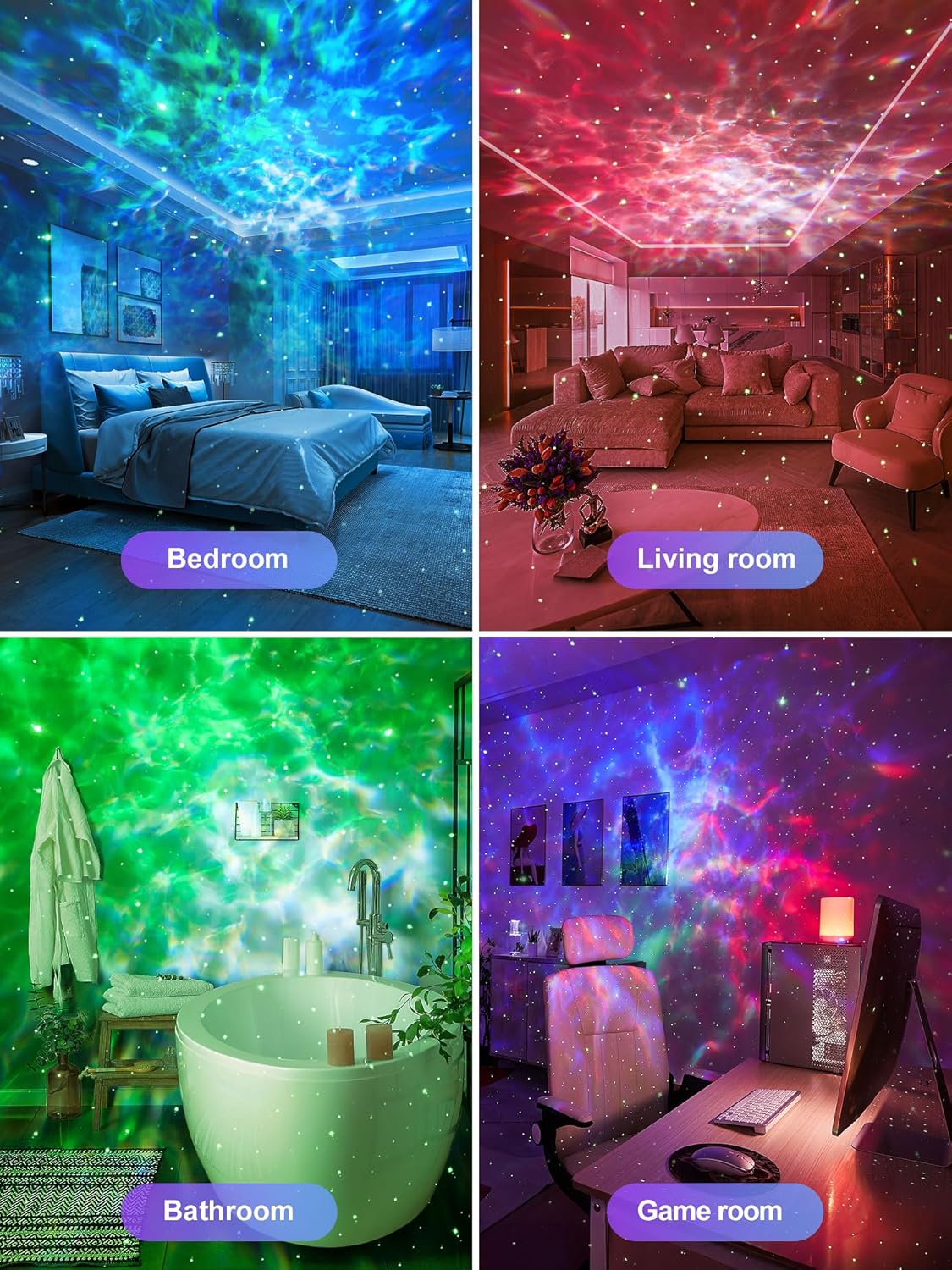 Thumbnail 6 de PIKOY Galaxy Projector 360 modes