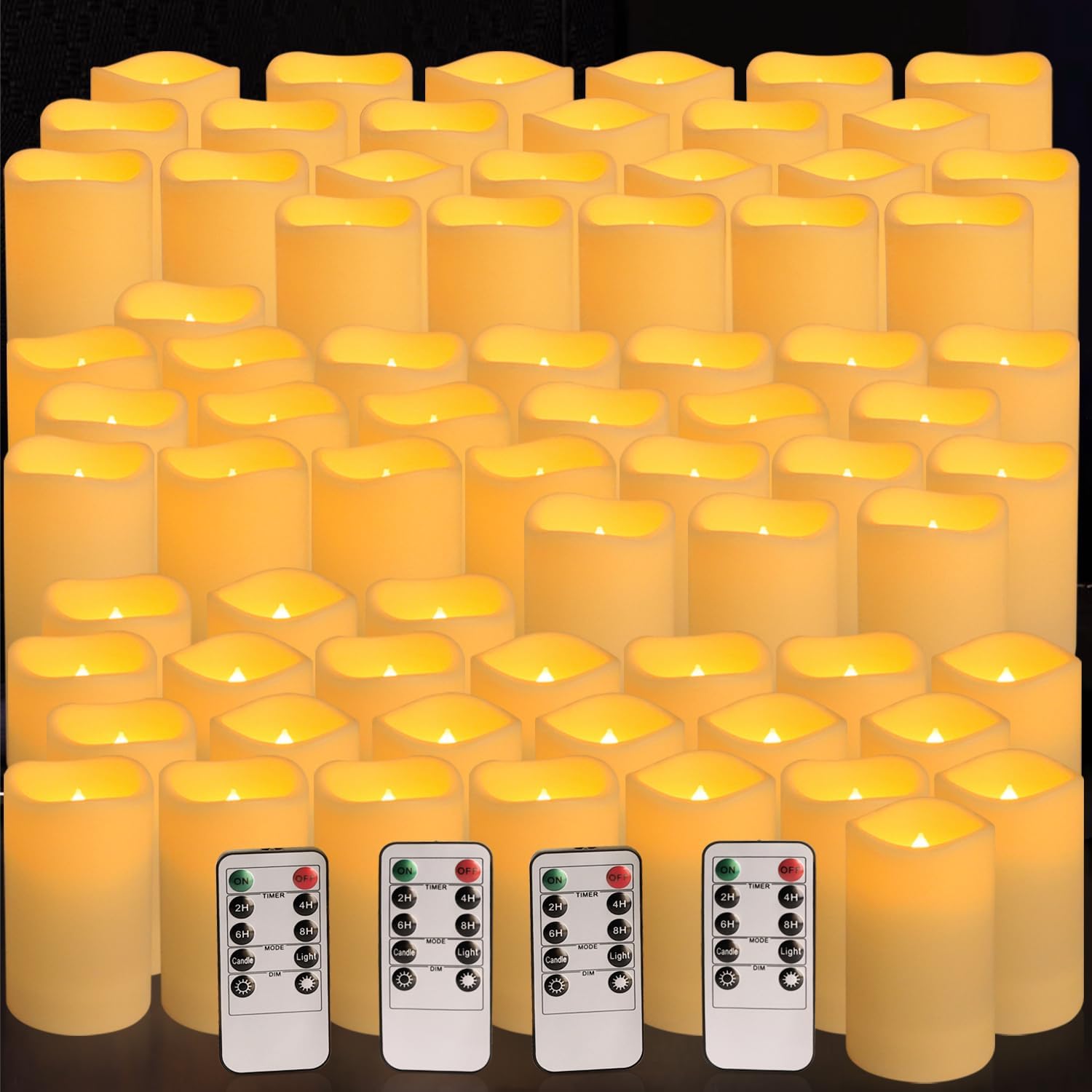Thumbnail 6 de WREXCS Candle-70 Flameless LED Candles, 72-Pack, Waterproof with Timer