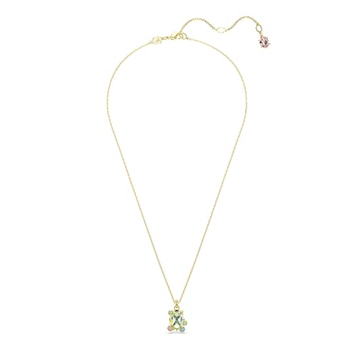 Thumbnail 1 de Swarovski Colgante Gema verde, baño oro 🧿