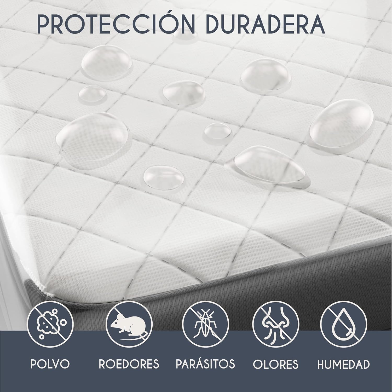 Detalle de Dreamzie Funda de colchón 80 x 200 cm
