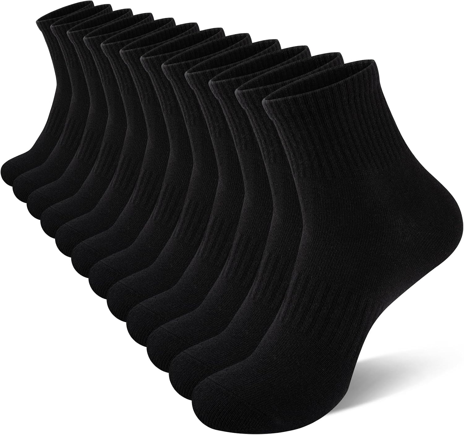 Detalle de eallco Men's Quarter Socks Cotton