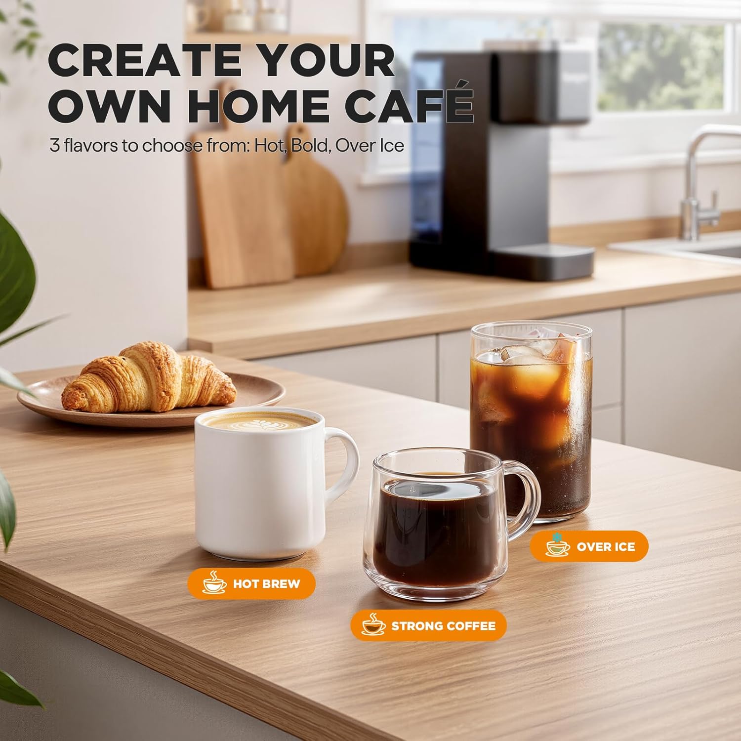 Detalle 2 de Tastyle Single Serve Coffee Maker 40oz