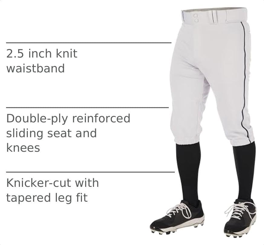Detalle de Champro Boys Triple Crown 2.0 Baseball Knickers with Braid