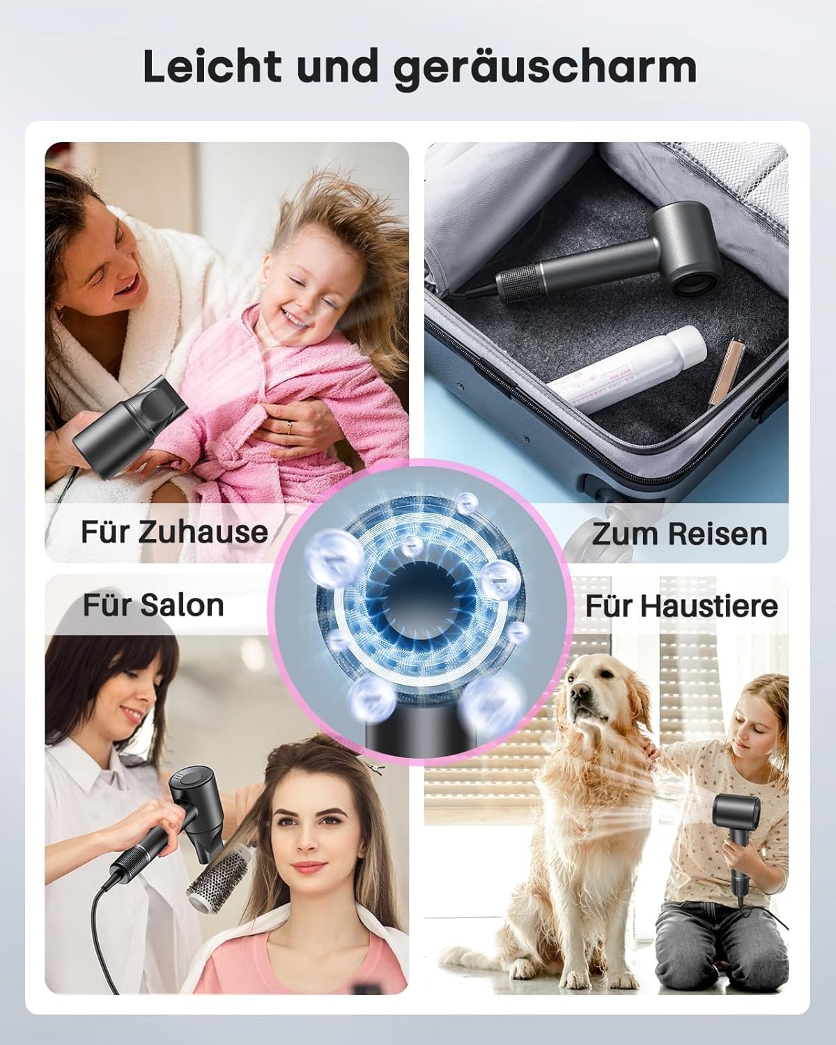 Thumbnail 6 de Bopcal Ionen Haartrockner mit 12 Modi