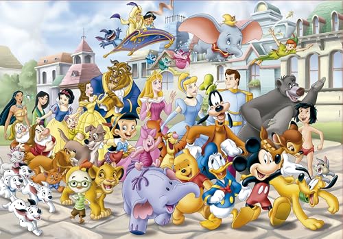 Detalle 2 de Educa - Puzzle 200 Piezas 🌟 Cabalgata Disney para Niños