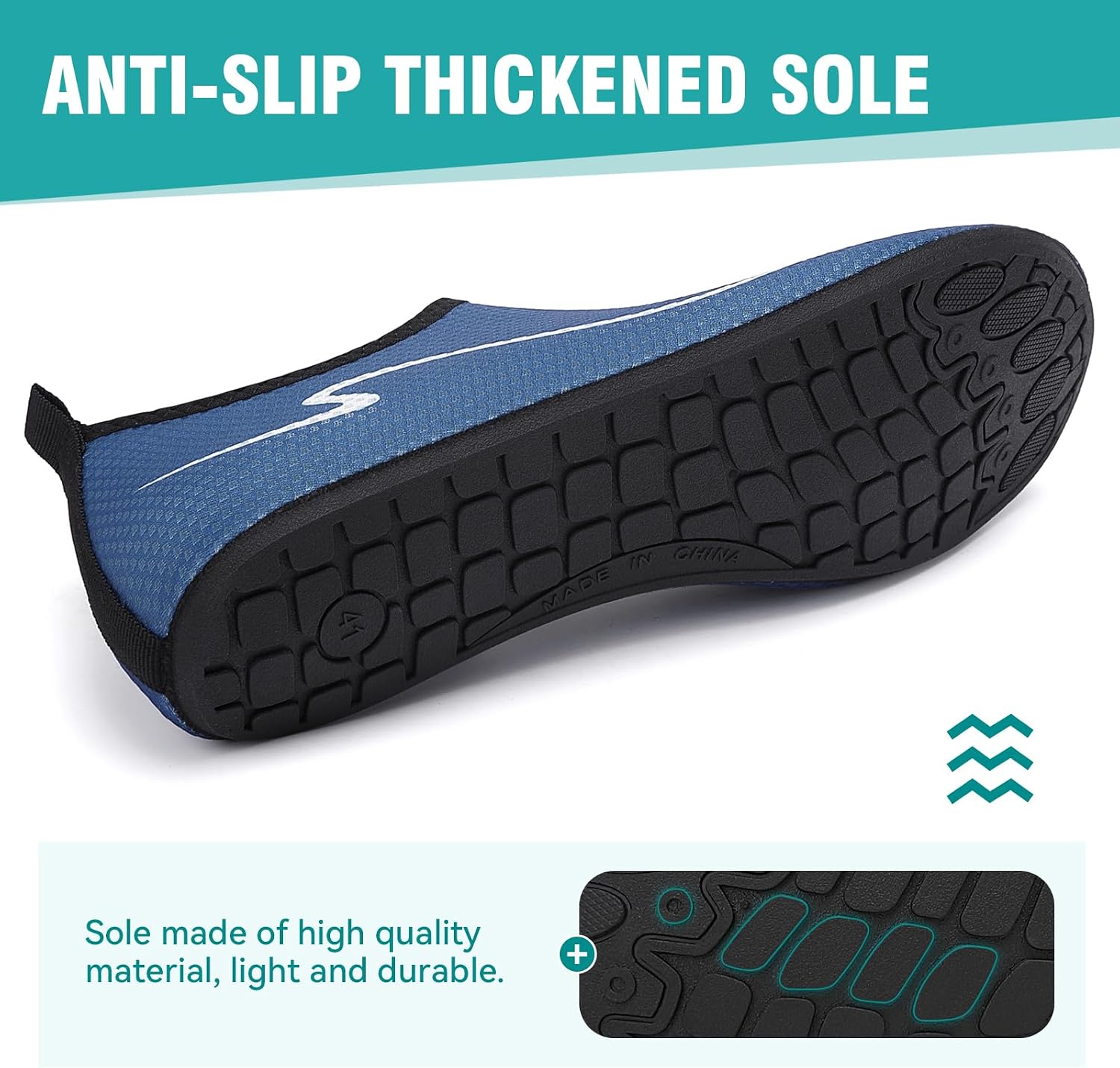 Detalle de Gitzing Water Shoes Beach Quick-Dry Swim Aqua Socks for Women and Men
