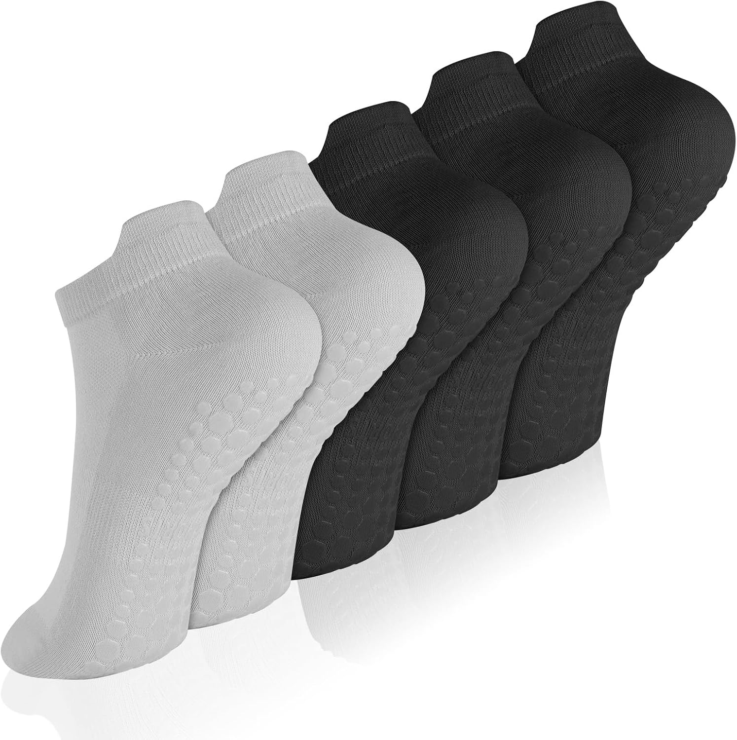 Detalle de AOOWU Antiscivolo Calze Yoga 5 paia