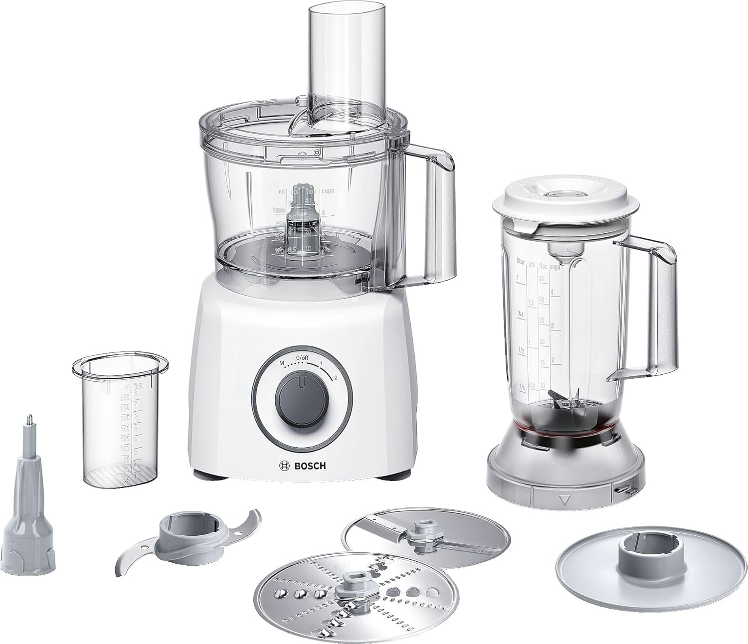Detalle 2 de Bosch MultiTalent 3 MCM3200W: robot da cucina compatto con oltre 30 funzioni