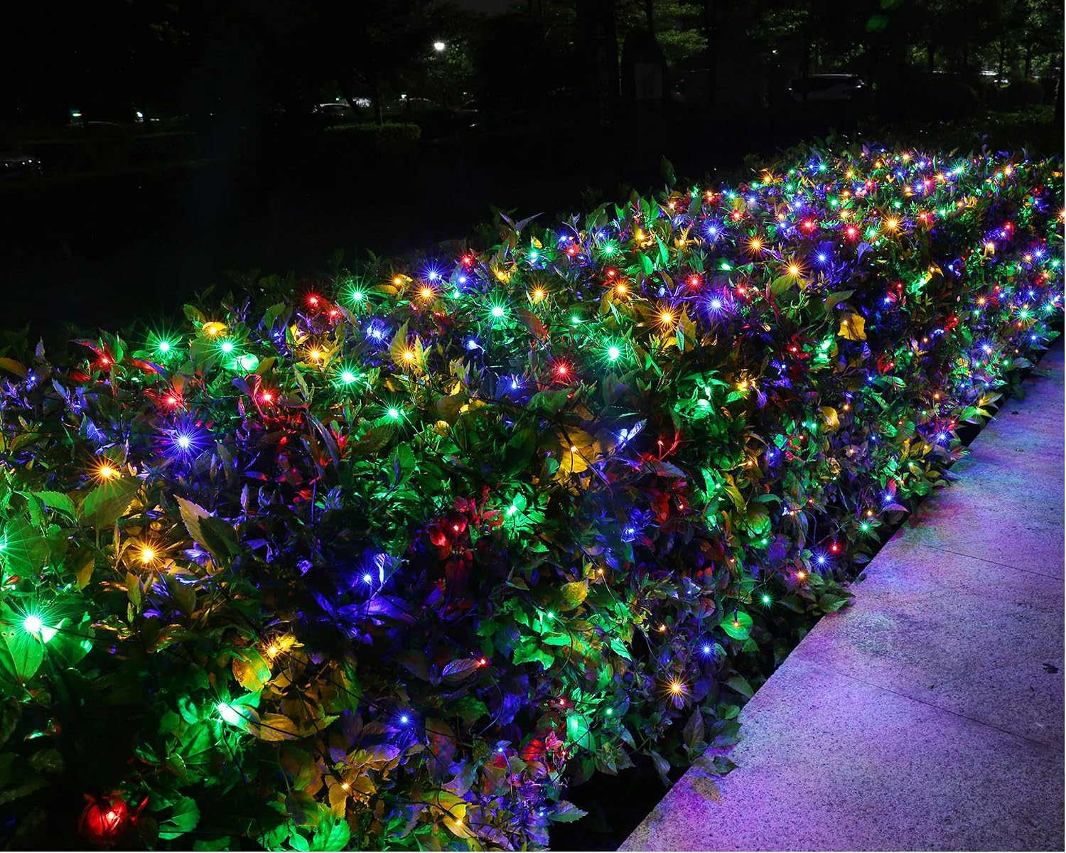 Detalle de Joomer Christmas Net Lights 12 ft x 5 ft