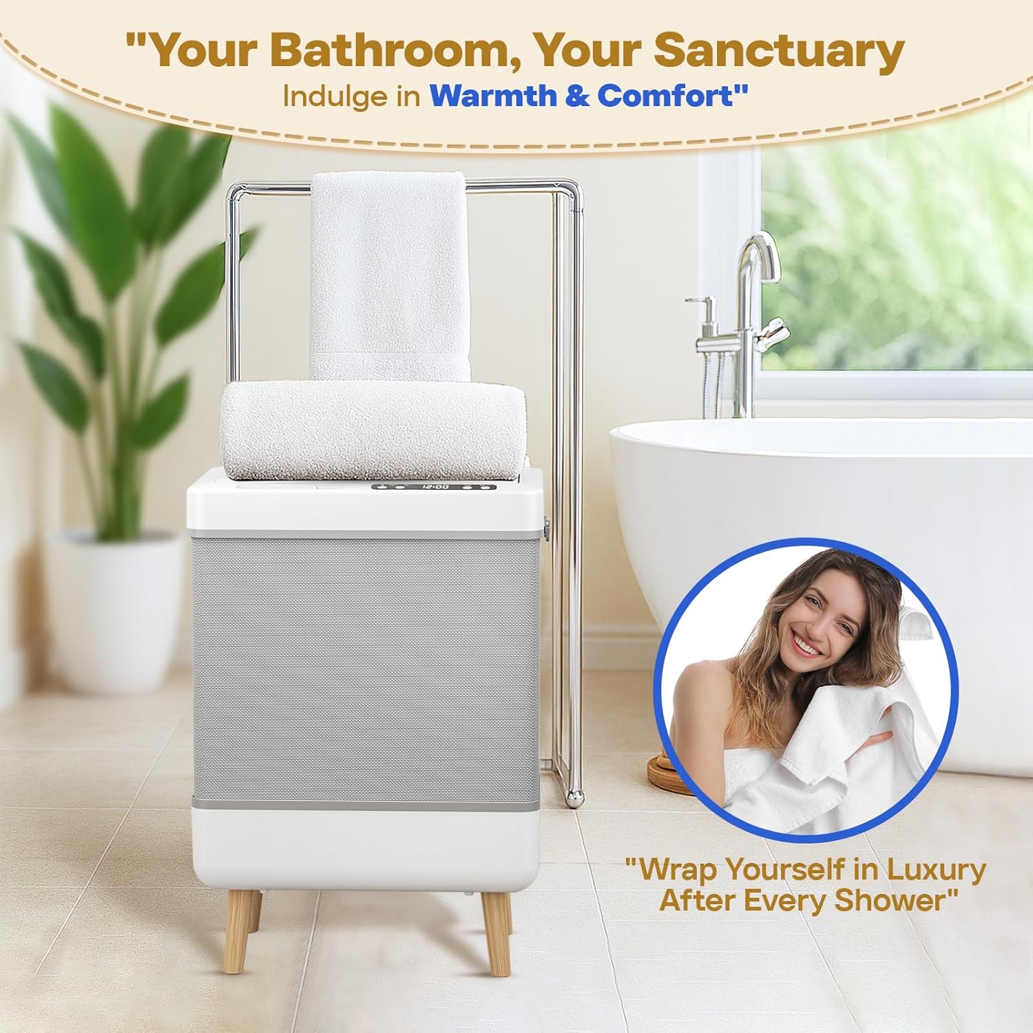 Thumbnail 4 de VIPBATH 35L Towel Warmer Gift Set — family towel warmer