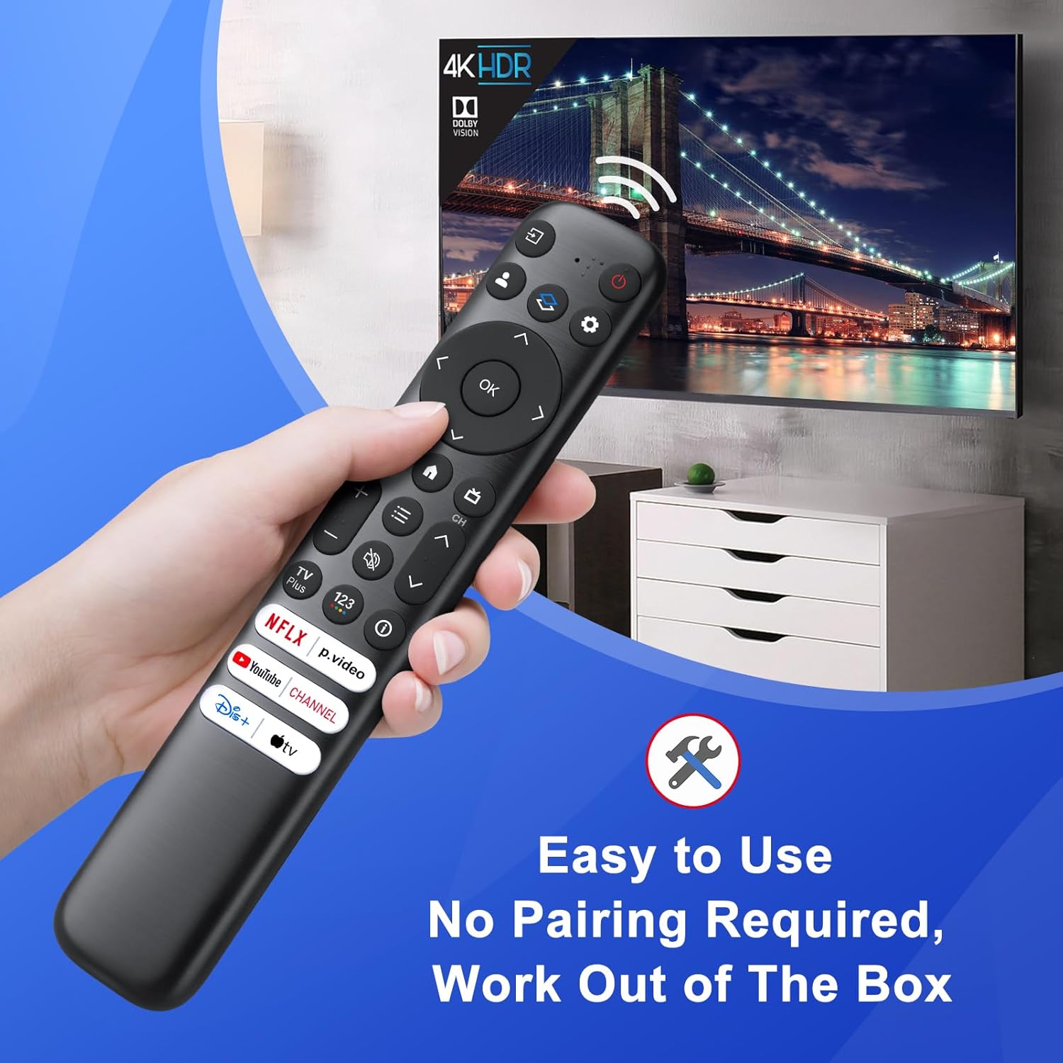 Thumbnail 4 de TCL RC813 40 ft Google TV Remote