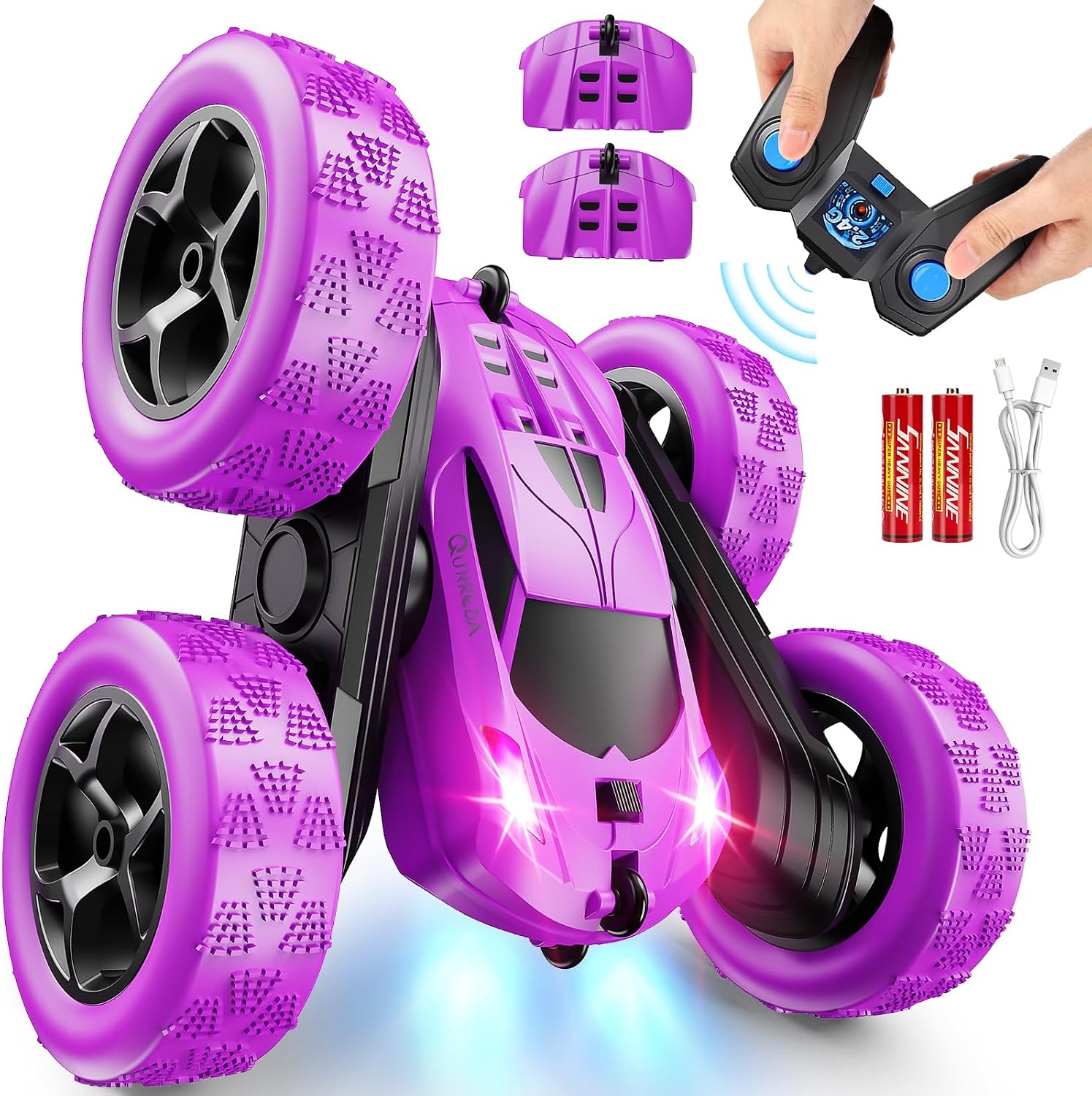 Detalle de QUNREDA RC stunt car