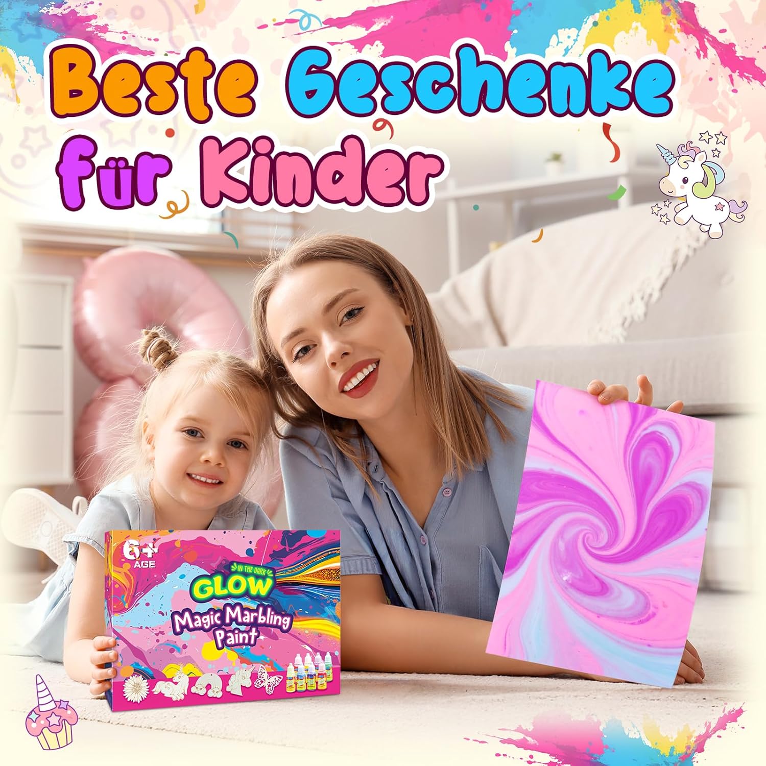 Thumbnail 6 de Hapikids Bastelset Wassermarmorierung für Kinder 🎨