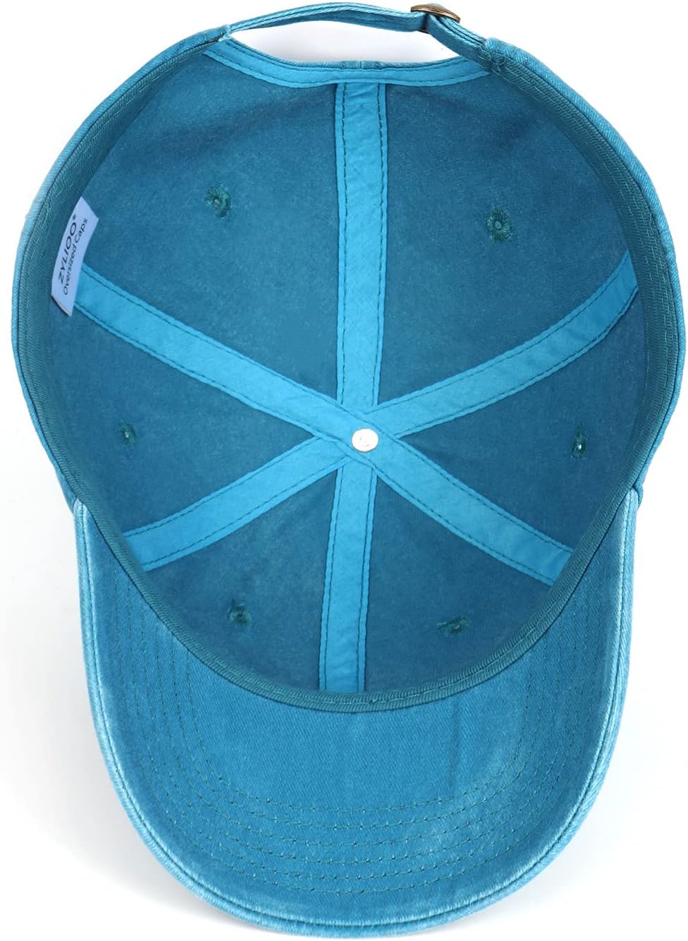 Thumbnail 2 de Zylioo XL/XXL Washed Cotton Baseball Cap – Big Heads, Low-Profile Vintage Style