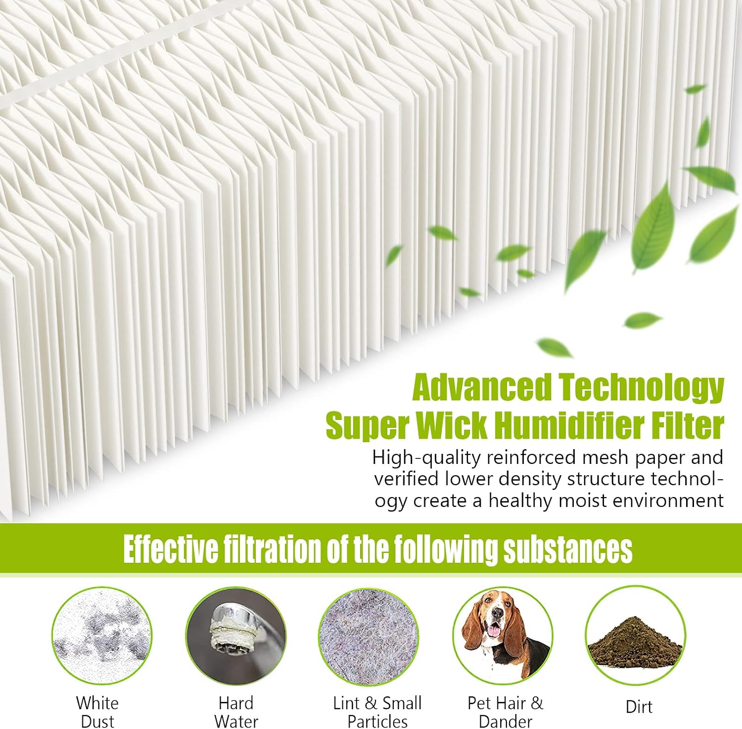 Detalle de EVERSHOW E2U10U016-1043 1043 Super Wick Humidifier Filter