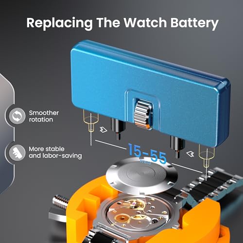 Detalle de JOREST Kit orologiaio: set completo per sostituzioni e apertura casse