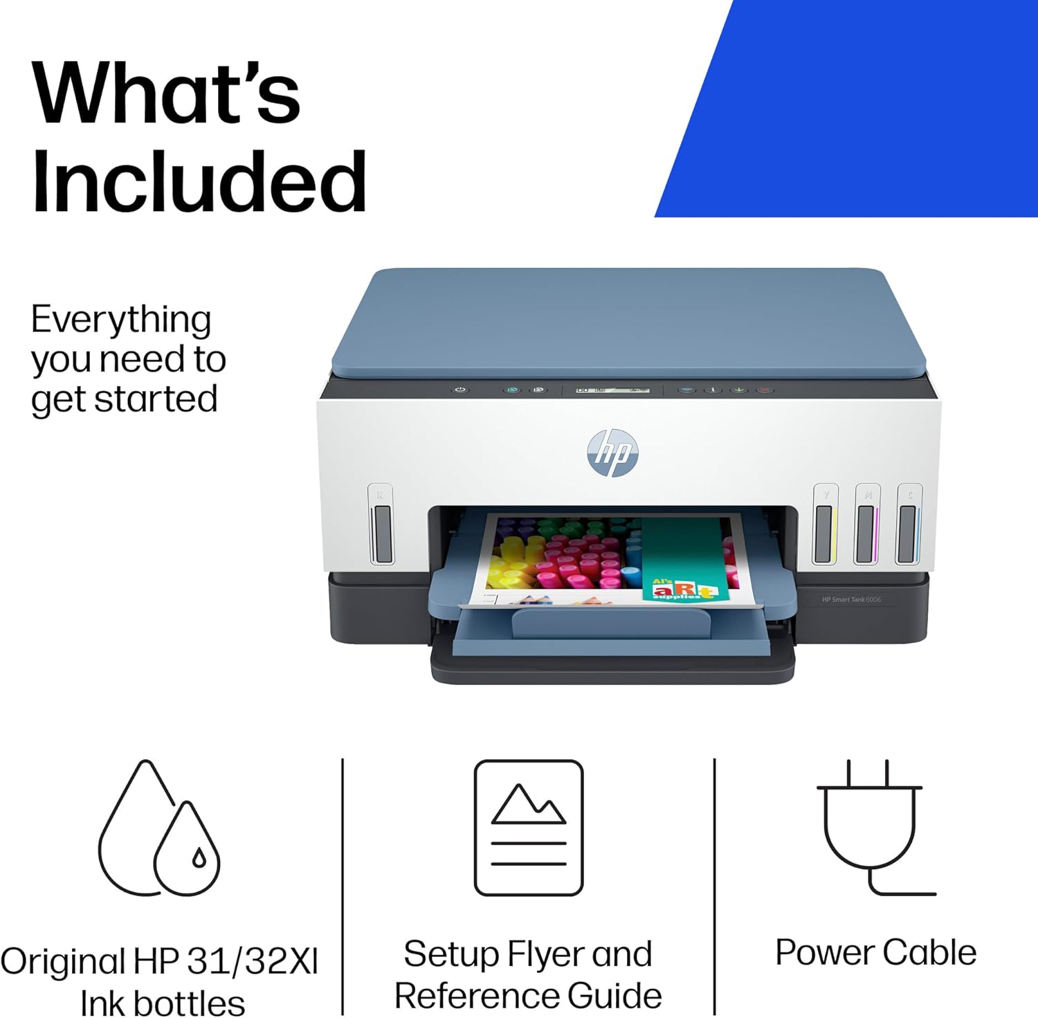 Thumbnail 6 de HP Smart Tank 6006 All-in-One Printer (Colour) with Wireless Wi‑Fi, Print/Scan/Copy