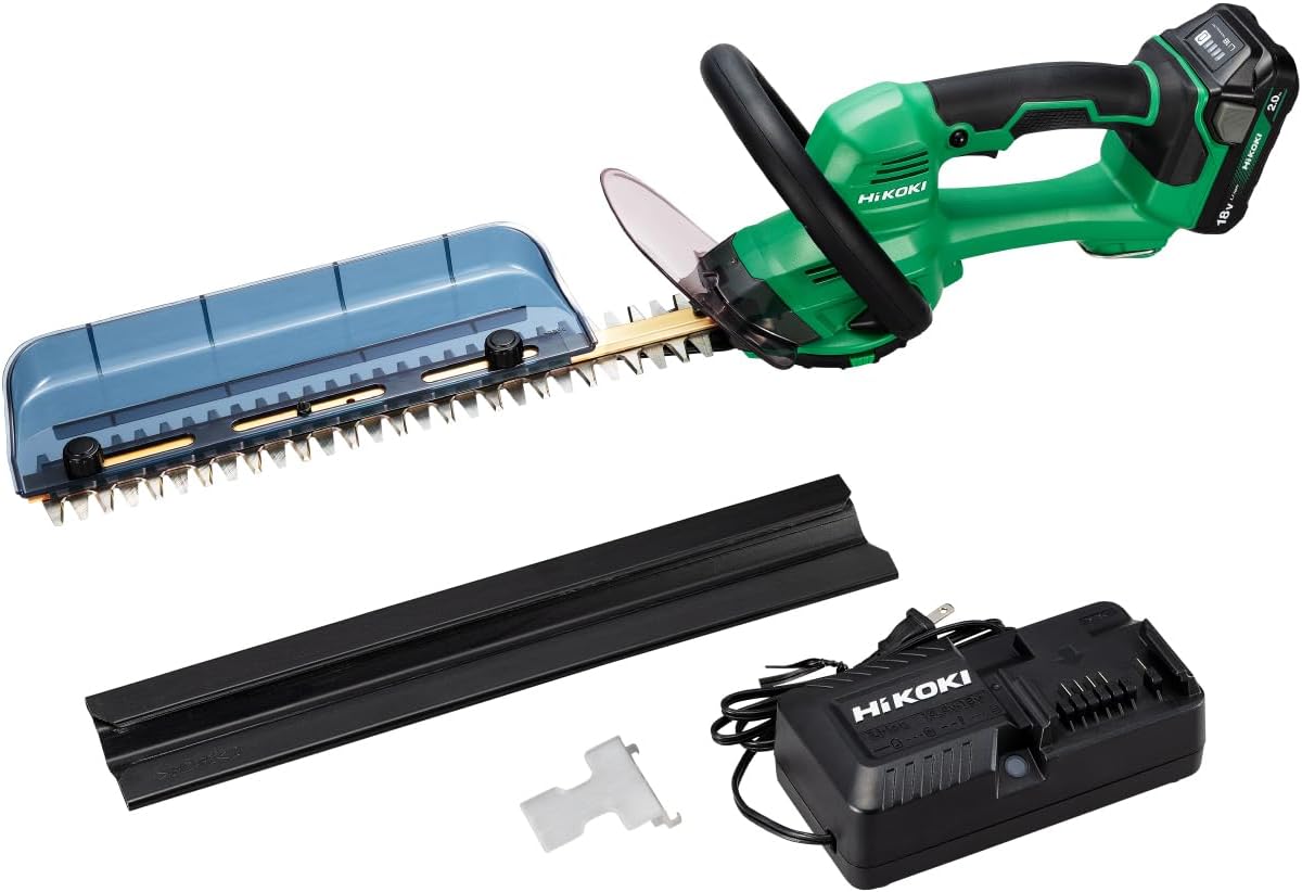 Detalle de HiKOKI CH1835DA(SC)(BG) 18V充電式ヘッジトリマー 350mm超高級ブレード・電池・充電器付き