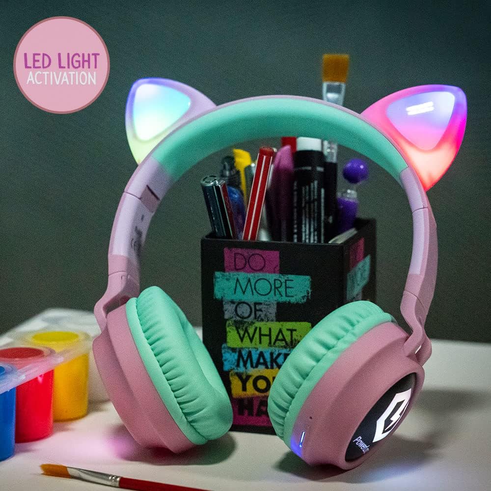 Detalle de PowerLocus Bluetooth kids headphones 15m