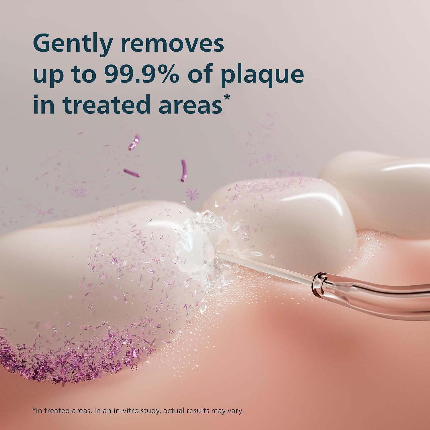 Detalle de Philips Sonicare Compact Flosser 1000 HX3333/23 Water Flosser, 3 Modes