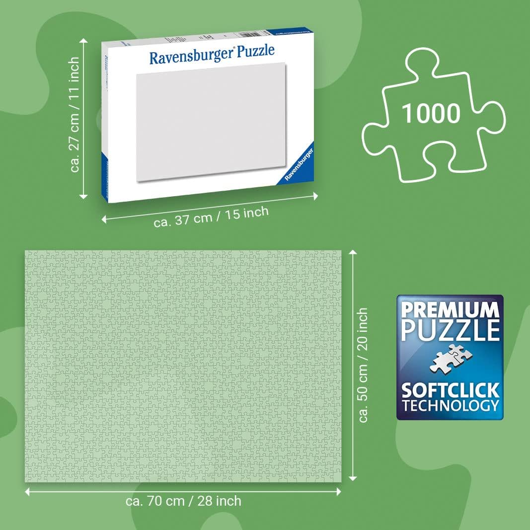 Detalle de Ravensburger Highland Life 1000-Piece Jigsaw Puzzle (Nature Landscape) – FSC-certified, 70 x 50cm