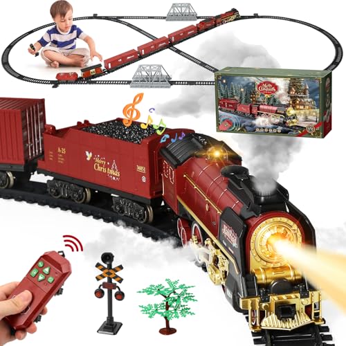 Jouet de train électrique à vapeur avec lumière et son 🚂