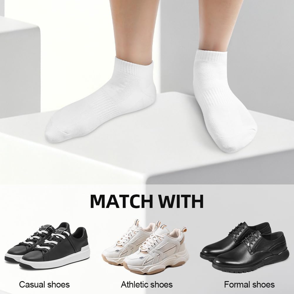 Detalle 2 de Vicloon Trainer Socks for Men and Women – 8 Pairs Ankle Cotton Sports Socks