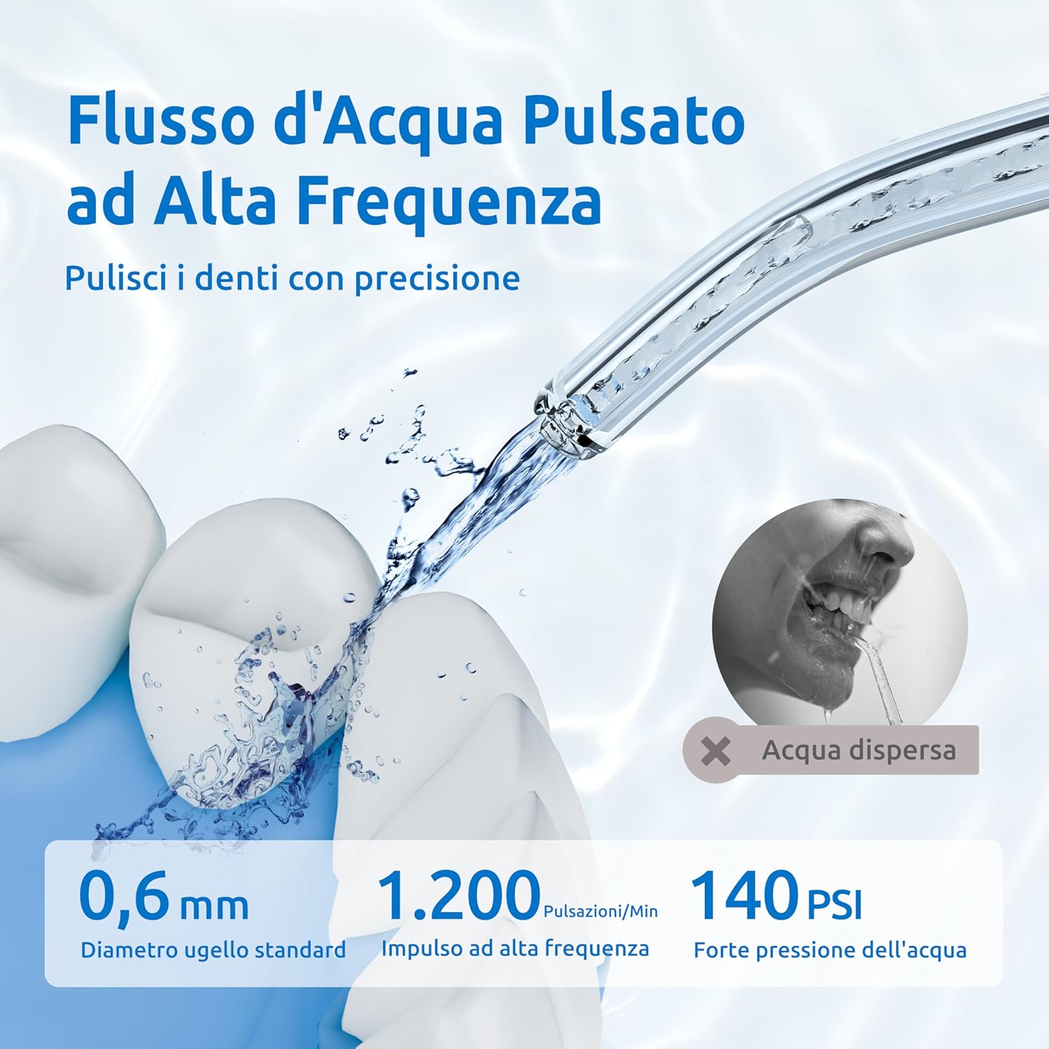 Detalle de SYNHOPE idropulsore dentale cordless 1200