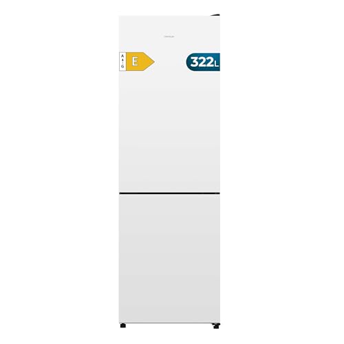 Detalle de Cecotec Frigorífico Combi Bolero 2 Puertas 322 White E – 322 L, No Frost, clase E