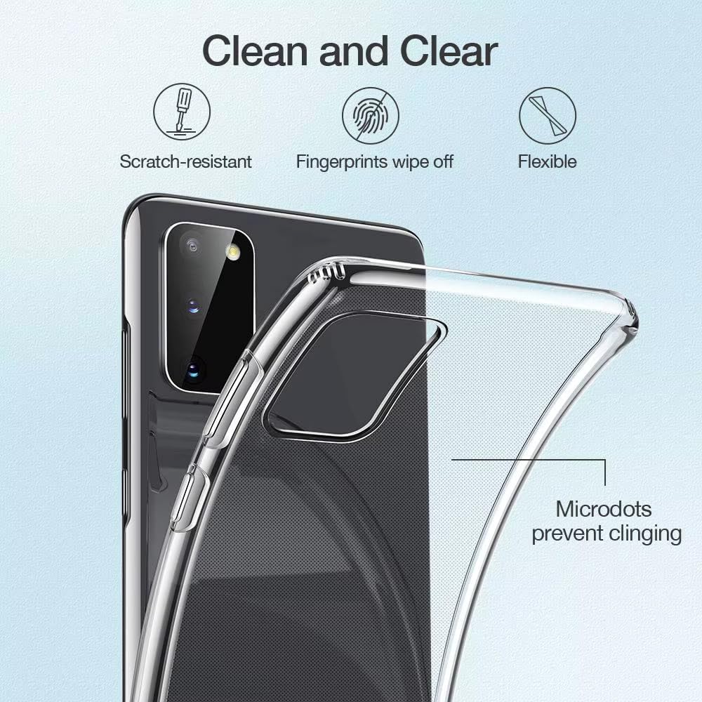 Detalle 2 de Oprimio Kristallklar Hülle Galaxy S20, ultra dünn