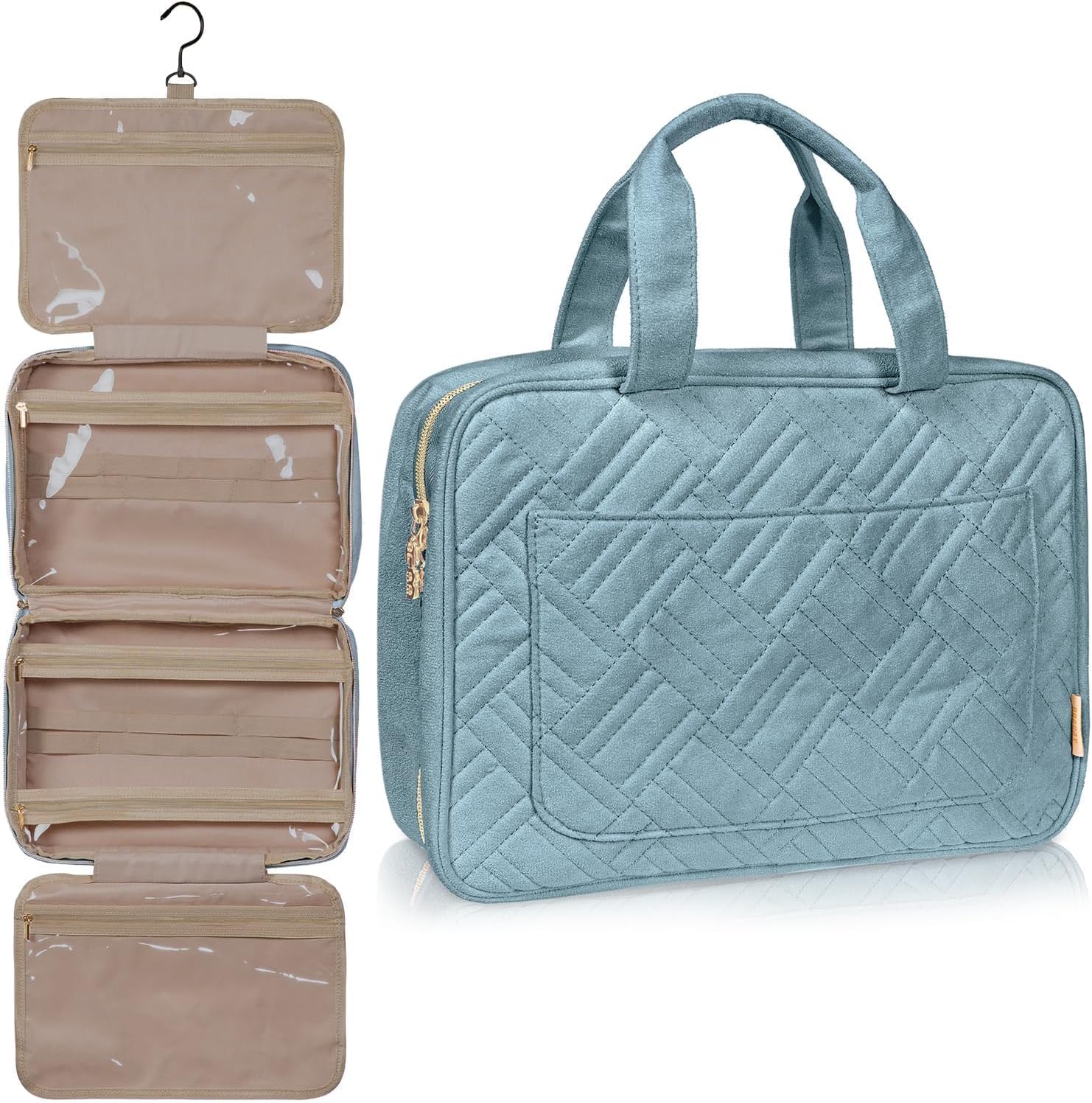 Detalle de BOACAY Hanging Travel Toiletry Bag for Women
