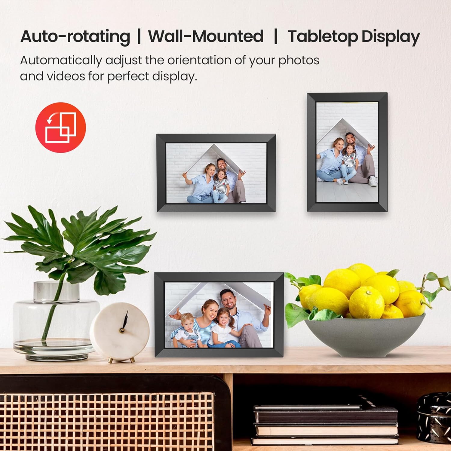 Thumbnail 6 de FRAMEO Digitaler Bilderrahmen 10,1" IPS 32GB 🖼