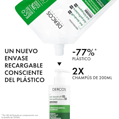 Thumbnail 10 de Vichy Champú Anticaspa Dercos Technique para Cabellos Grasos (390 ml) – doble acción contra la caspa y picores