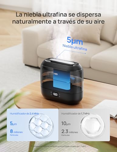 Thumbnail 5 de Dreo humidificador inteligente para dormitorio con vapor frío de 4L, luz nocturna y control por app/Alexa