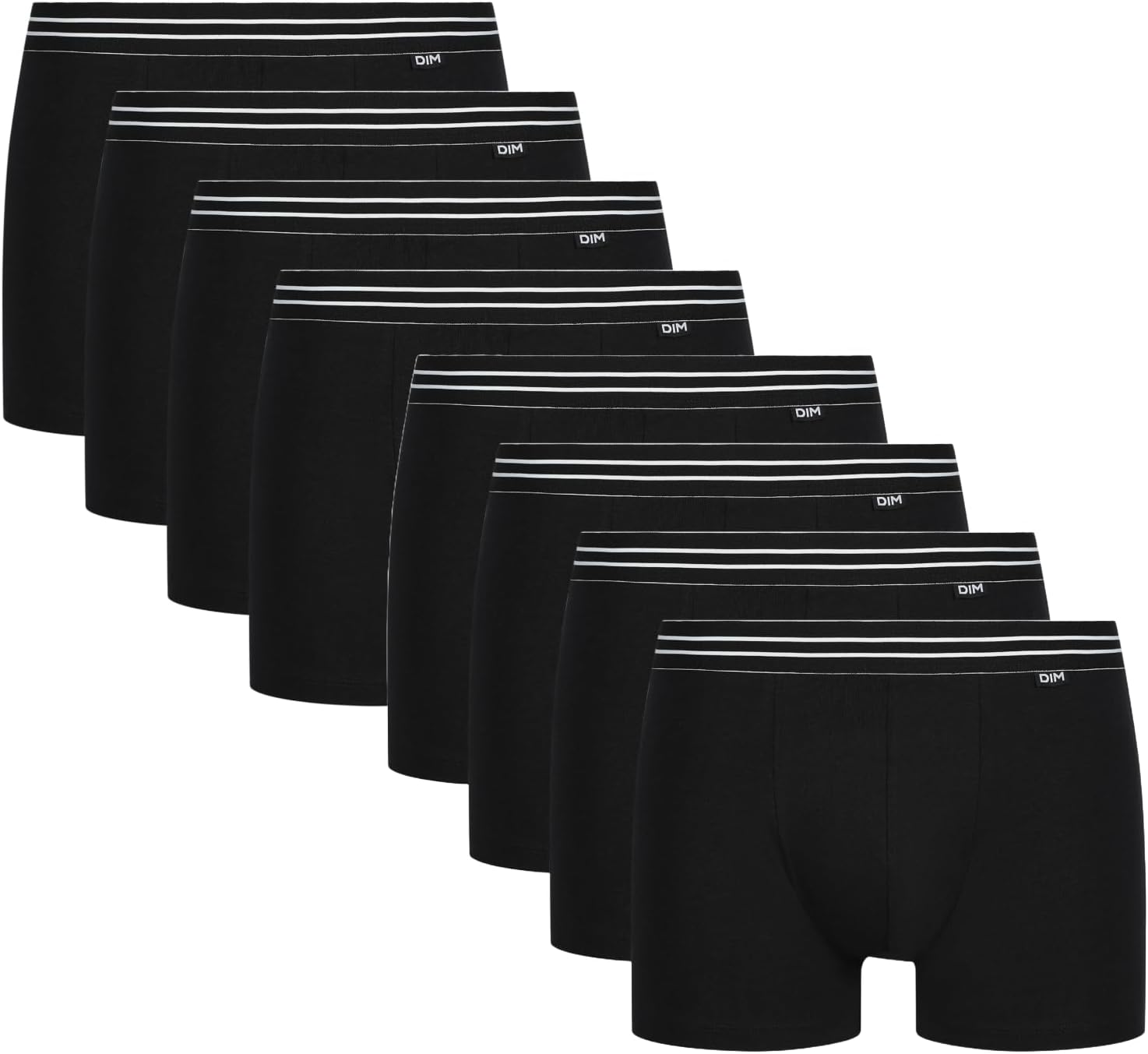 Thumbnail 3 de DIM Boxer Homme lot de 8 Ecodim en coton stretch confortable