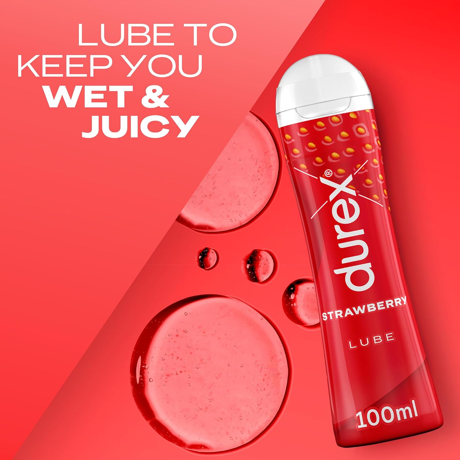 Thumbnail 4 de Durex Strawberry Flavoured Lube 100ml 🍆