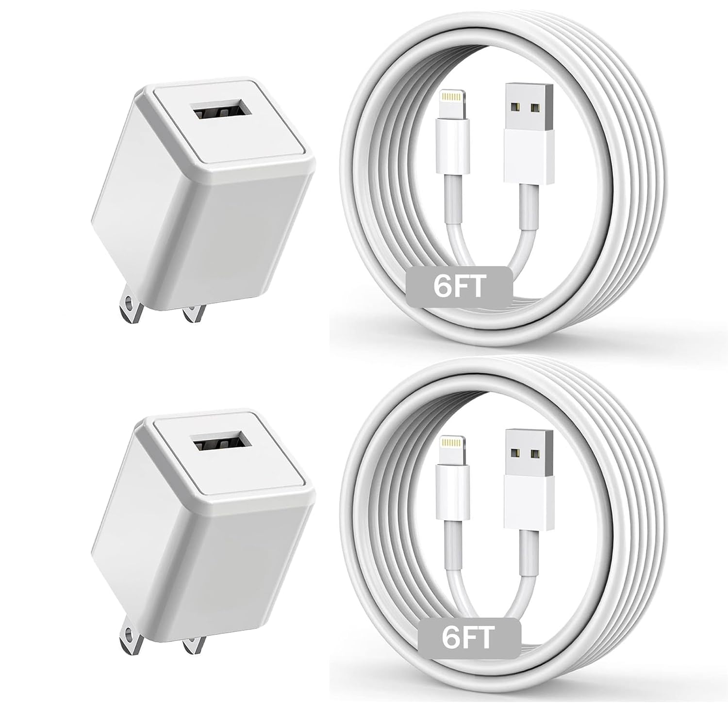 Detalle de iPhone Charger 6FT 2-Pack