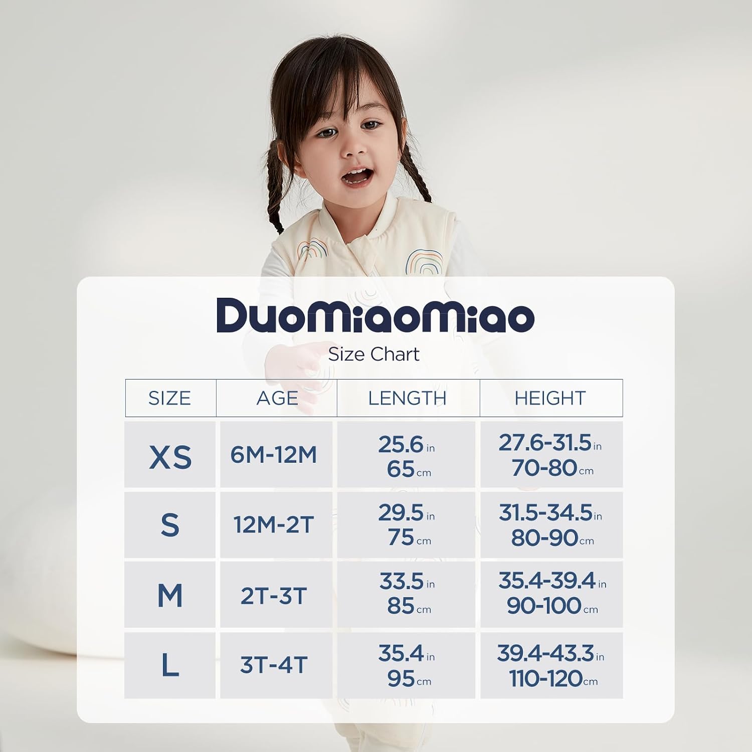 Thumbnail 5 de Duomiaomiao Baby Sleeping Bag 2.5 TOG for toddlers