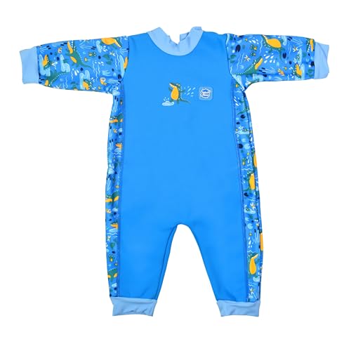 Detalle de Splash About Warm In One Baby Wetsuit – Crocodile Swamp (6-12 Months)