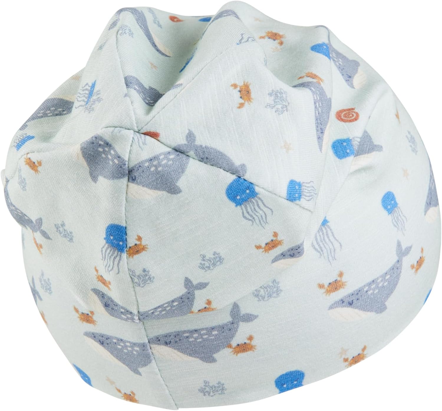 Detalle 2 de Sterntaler Jungen Beanie-Mütze Beanie Wale – Flammgarn Jersey mit Wal-Print