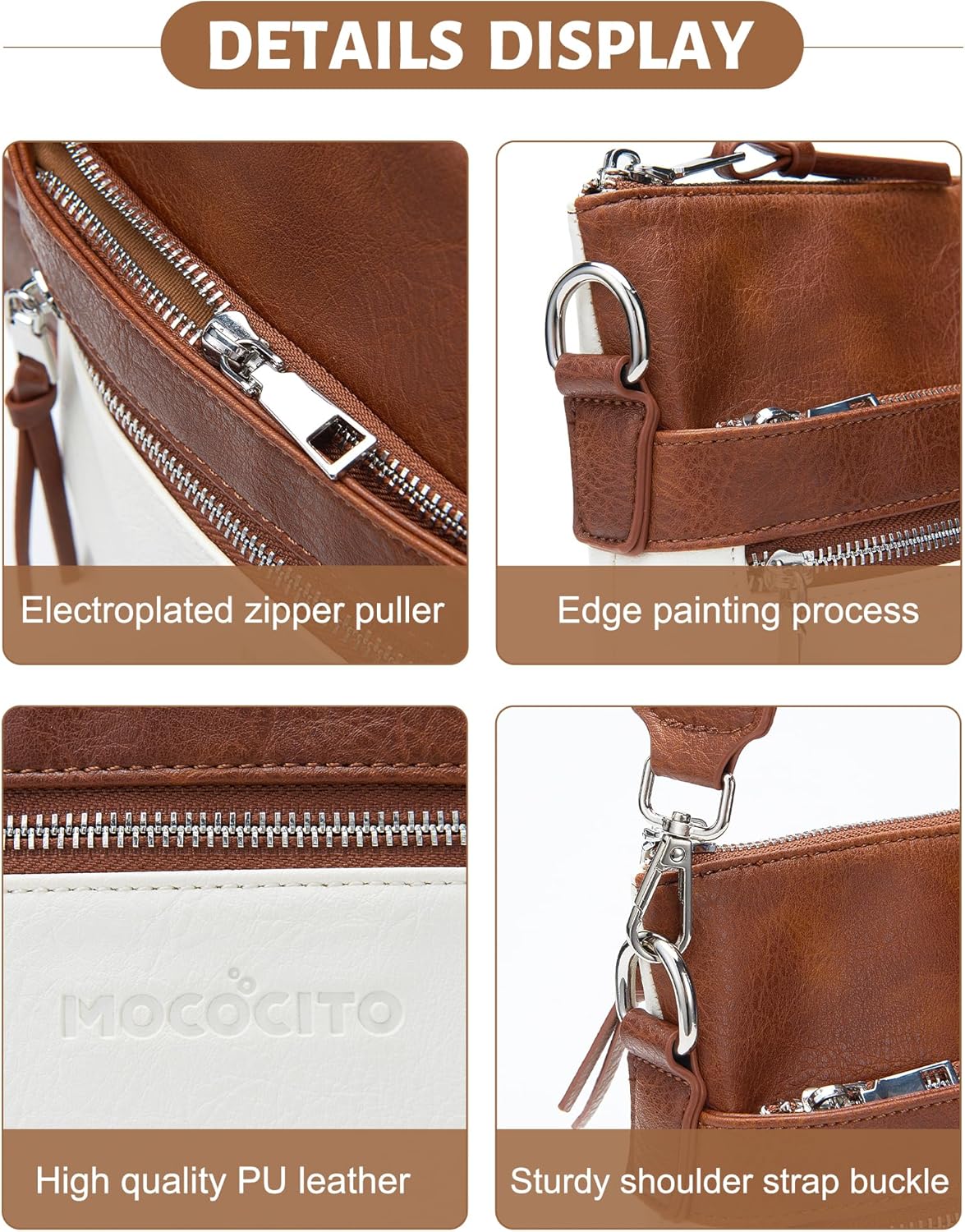 Thumbnail 6 de MOCOCITO Cross Body Bag for Women with Adjustable Strap and RFID Card Slots